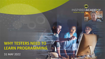 Webinar: Why testers need to learn programming